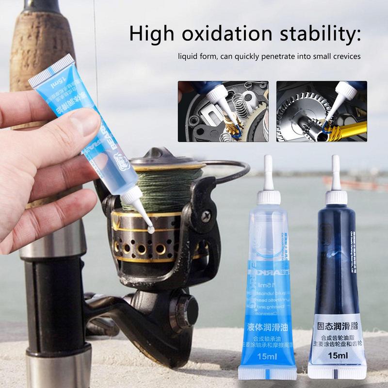 Reel Oil - ตกปลา Reel น้ํามันหล่อลื่น 15ml Reel ทําความสะอาดเนยจาระบี