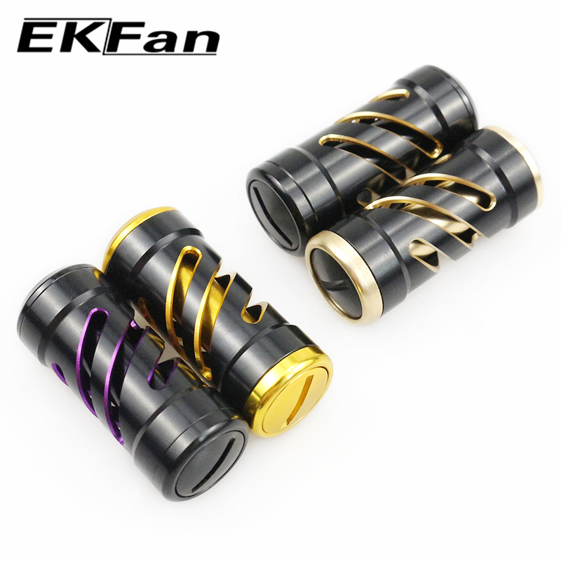 Reel Handle - ลูกบิดรอกตกปลาแบบสปินนิ่งและเบทคาสติ้ง EKFan ทำจากอะลูมิเนียมอัลลอย สำหรับ DAI/SHI ขนาด
