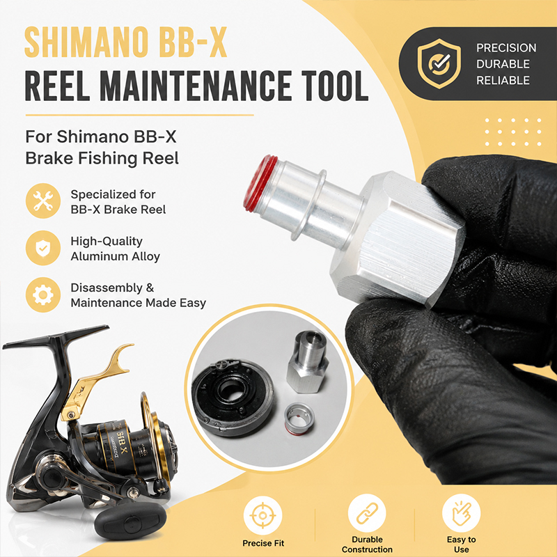 Reel Repair Kit - เครื่องมือถอดประกอบอะลูมิเนียมอัลลอยด์แบบรวมสำหรับ Shimano BB-X แฮนด์เบรก รอกตกปลาแบบสปินนิ่ง การดูแลรักษาประจำวัน
