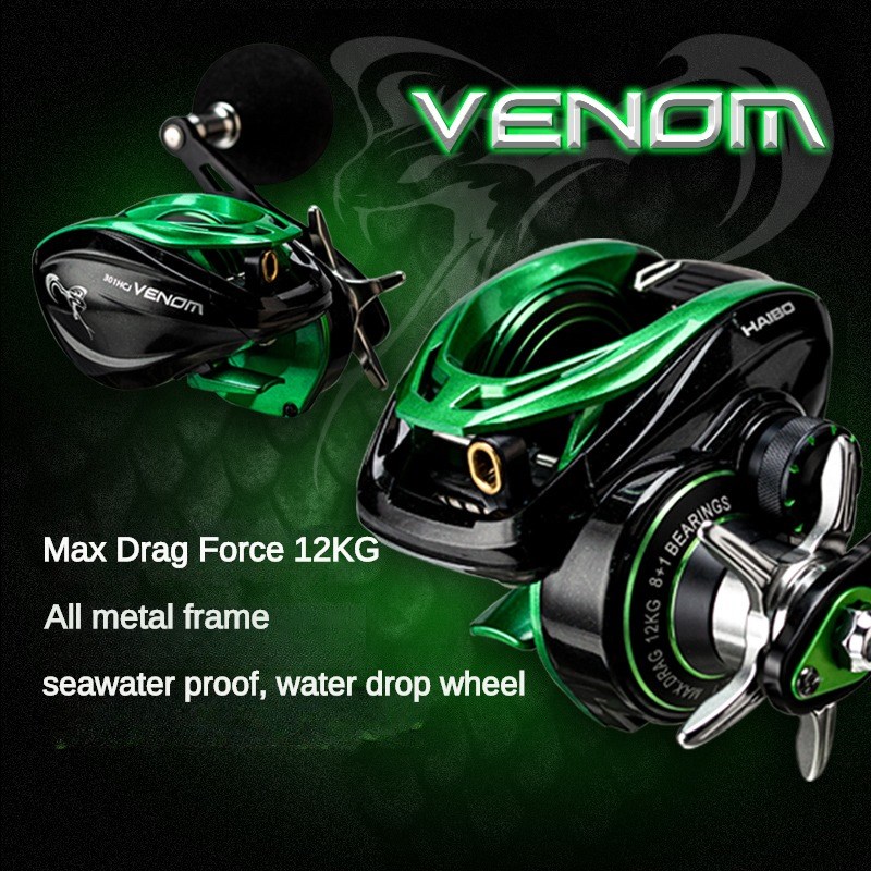 HAIBO VENOM Anti-น้ำเค็มตกปลา  - Ice Fishing Reel บทวิจารณ์และราคา