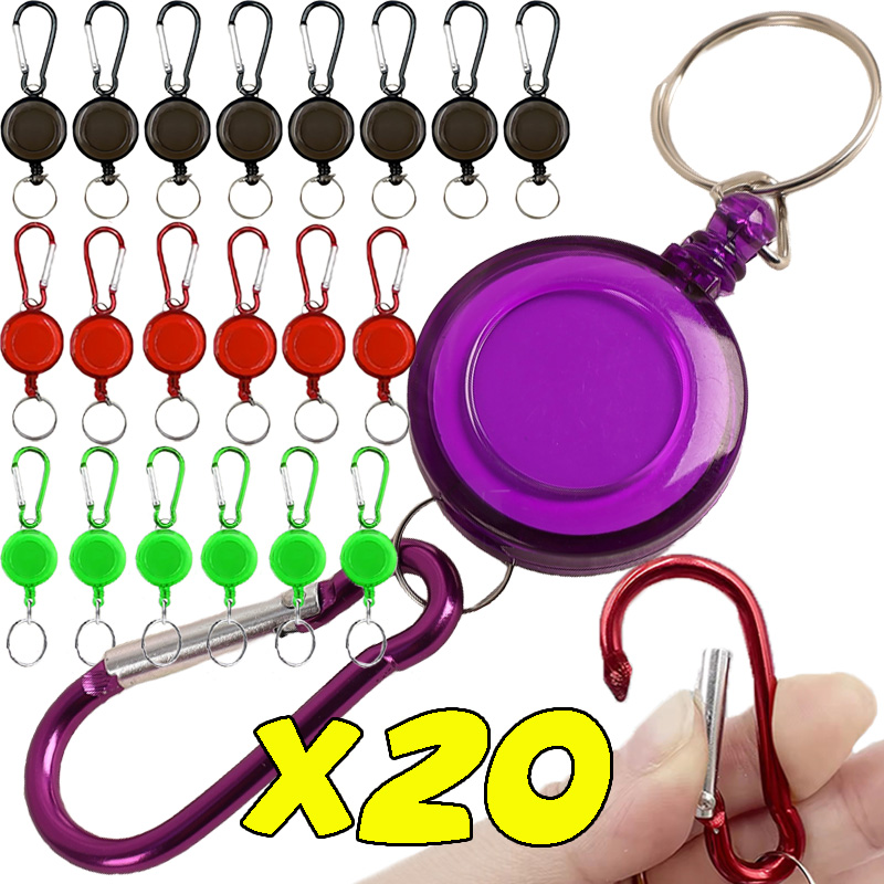 1/20pcs Retractable สายไฟเหล็ก - Conventional Reel บทวิจารณ์และราคา