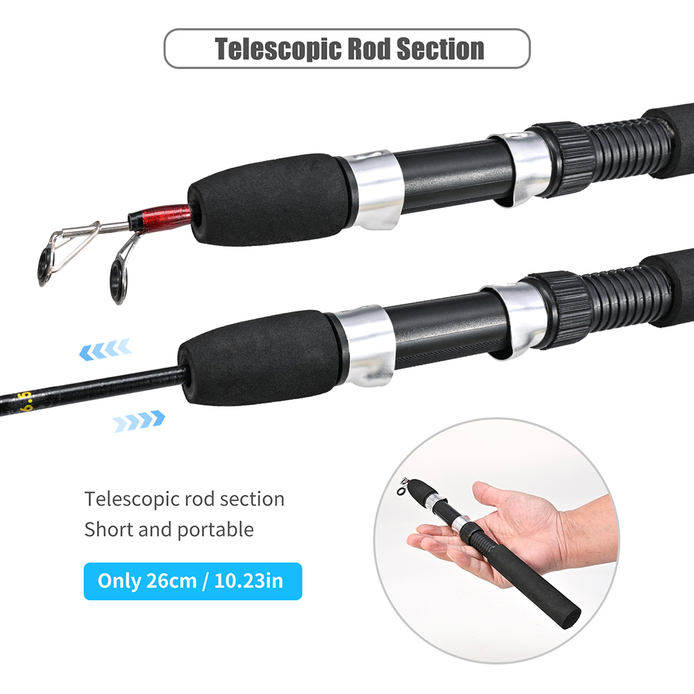 ชุดคันเบ็ดตกปลาพร้อมรอกตกปลาแบ - Ice Fishing Reel บทวิจารณ์และราคา